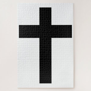 Lateinisches Kreuz des Christentums Puzzle