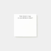 lateinisches Post-It Klebezettel (Vorderseite)