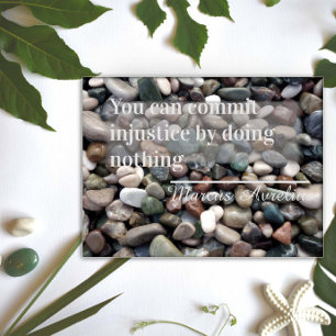 lateinisches Sprichwort für Gerechtigkeit Poster