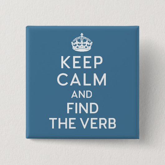 Lateinisches Zitat, lateinischer Spaß, lustiger Wi Button (Vorderseite)