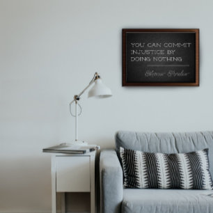 lateinisches Zitat: Motivationsposter Poster