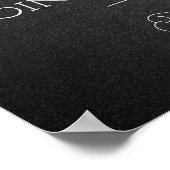 lateinisches Zitat: Motivationsposter Poster (Ecke)