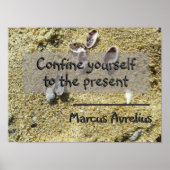 Lateinisches Zitat zum aktuellen Sprichwort-Poster Poster (Vorne)
