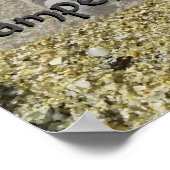 Lateinisches Zitat zum Sprichwort-Poster Poster (Ecke)