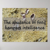 Lateinisches Zitat zum Sprichwort-Poster Poster (Vorne)