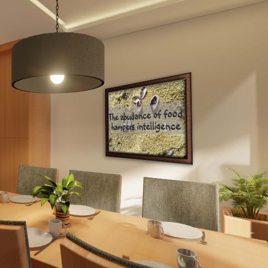 Lateinisches Zitat zum Sprichwort-Poster Poster