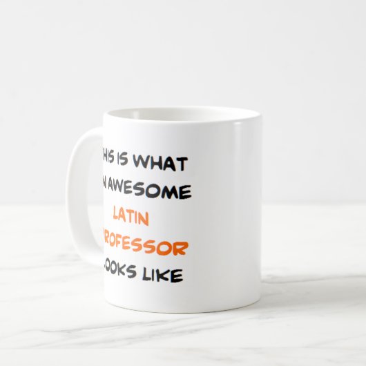 Lateinprofessor, phantastisch kaffeetasse (Vorderseite Links)
