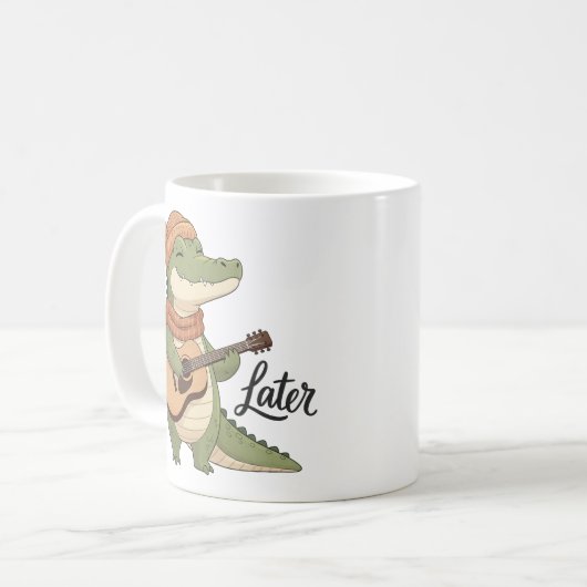 Later Alligator Kaffeetasse (Vorderseite Links)