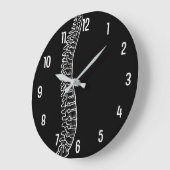Lateral Spine Chiropractor Acrylic Wall Clock Große Wanduhr (Winkel)