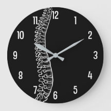 Lateral Spine Chiropractor Acrylic Wall Clock