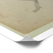 Laterale Sicht auf ein Tiger-Skelett, fertige Stud Poster (Ecke)