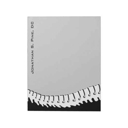 Laterale Wirbelsäule Doctor Large Notepad Notizblock (Rotiert)