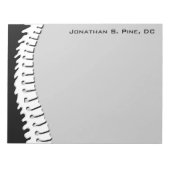 Laterale Wirbelsäule Doctor Large Notepad Notizblock (Vorderseite)