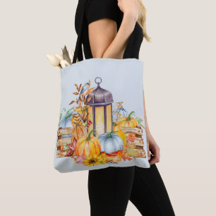 Laterne, Blue Bird und Sonnenblumen Tasche