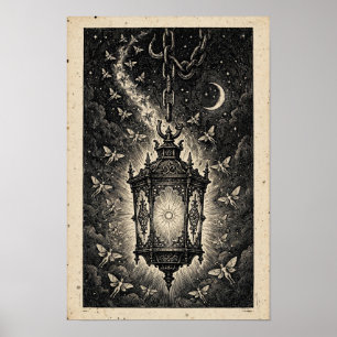 Laterne der verlorenen Seelen Druck — Gothic Fanta Poster