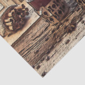 Laterne Kaffeemaschine Vintag 20x30 Decoupage Seidenpapier (Detail)