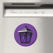Laterne mit violem Uhu Magnet (In Situ (Geschirrspüler))
