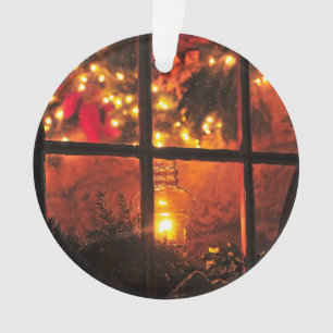 Laterne nachts ornament