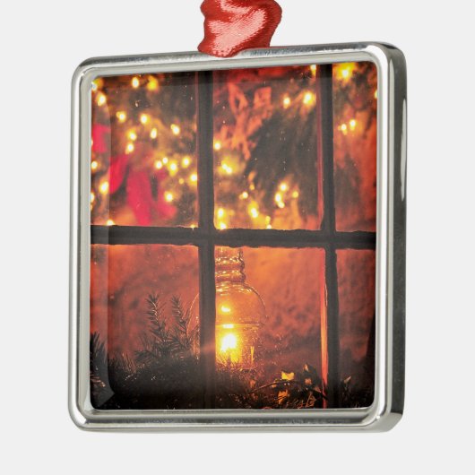 Laterne nachts ornament aus metall (Links)