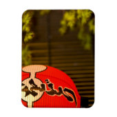 Laterne und Baum, Kyoto, Magnet (Vertikal)