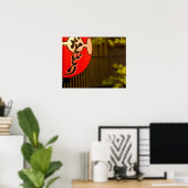 Laterne und Baum, Kyoto, Poster (Heimbüro)