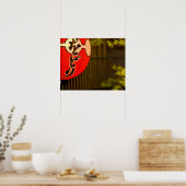 Laterne und Baum, Kyoto, Poster (Küche)