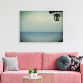Laterne und Foto Stretched Canvas Print Leinwanddruck (Insitu (Wohnzimmer))