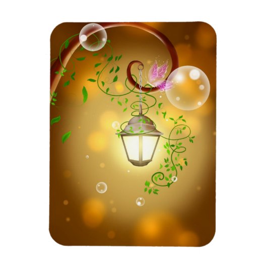 Laternen-83659 WARME LANTERN HÜTTE FAIRYTA Magnet (Vertikal)