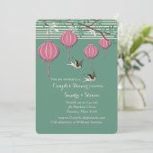 Laternen Einladung (Stehend Vorderseite)