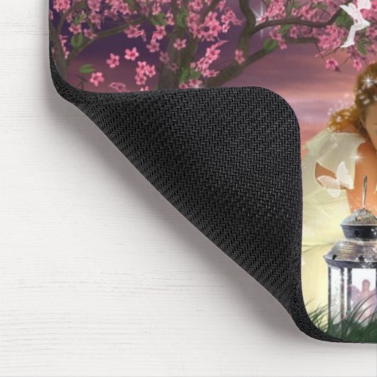 Laternen-Fee-Mausunterlage Mousepad (Ecke)