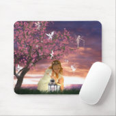 Laternen-Fee-Mausunterlage Mousepad (Mit Mouse)