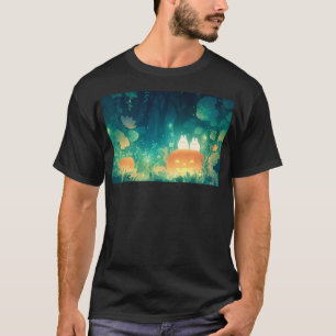 Laternen-Glanz und Hasen-Magie T-Shirt