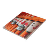 Laternen im Itsukushima-Schrein Fliese (Seite)