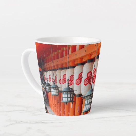 Laternen im Itsukushima-Schrein Milchtasse (Linke Ecke)