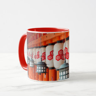 Laternen im Itsukushima-Schrein Tasse