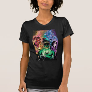 Laternen-Korps-Gruppe mit Farben T-Shirt
