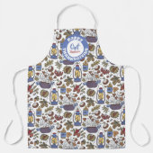 Laternen, Nuts & More| Personalisierter Erntedank Schürze (Vorderseite)