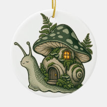 Laternen-Schnecken-Pilz-Häuschen-Ornament