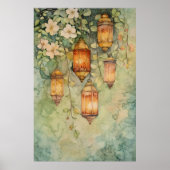 Laternen-Traum, erinnernd an marokkanische oder äh Poster (Vorne)