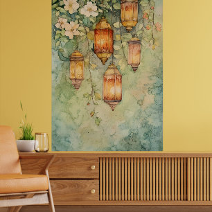 Laternen-Traum, erinnernd an marokkanische oder äh Poster