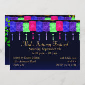 Laternen und Einladung zum Vollmond (Vorne/Hinten)