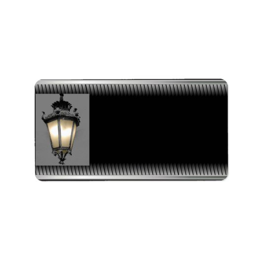 Laternenadresse Adressaufkleber (Vorne)