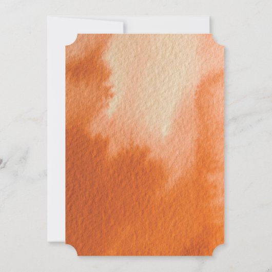 Laternenfarben-Herbsthochzeit speichert das Datum Save The Date (Rückseite)