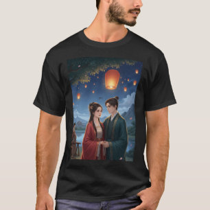 Laternenfest: Romantik und Musik unter dem Mond T-Shirt
