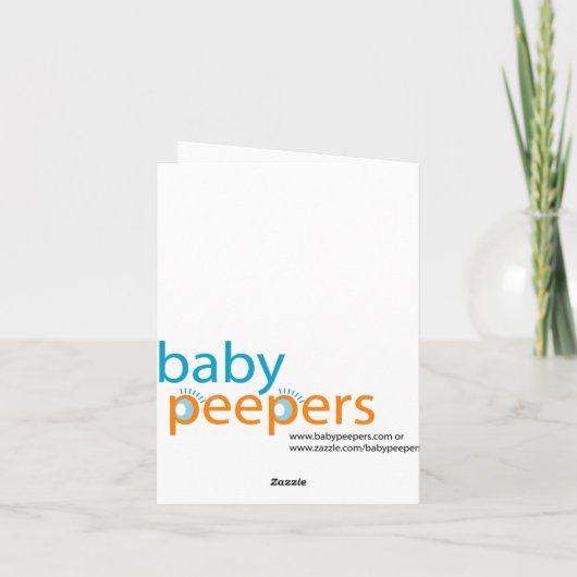 Laternengeburtserklärung Ankündigung (Rückseite)