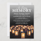 Laternenmusterdienst | Feiern des Lebens Einladung (Vorderseite)