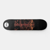 Laternenorange-leuchtende Katzenaugen Skateboard (Horizontal)