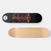 Laternenorange-leuchtende Katzenaugen Skateboard (Horizontal)