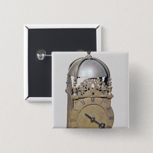 Laternenuhr Button (Vorne & Hinten)