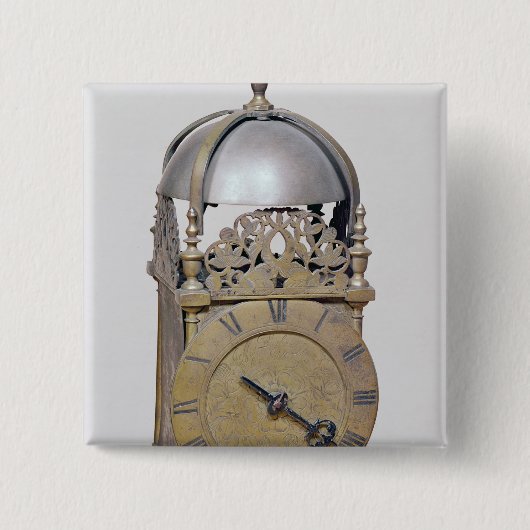 Laternenuhr Button (Vorderseite)